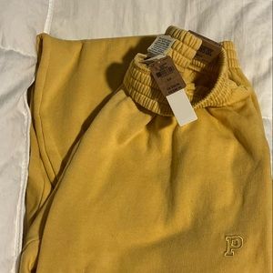 NEW** PINK gold/yellow track joggers